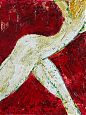 `EWIGWEIBLICH I´, 2009, 50 cm x 60 cm, Acryl auf Leinwand, 400 euro