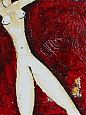 'EWIGWEIBLICH II' 2009, 50 cm x 60 cm, Acryl auf Leinwand,  400 euro