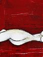 'Ewigweiblich IX' 2009, Acryl auf Leinwand, 50 cm x 70 cm
